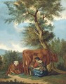 Milking the cow - Dutch School