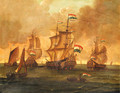 Dutch Men-of-War and other Ships in Calm Seas - Dutch School