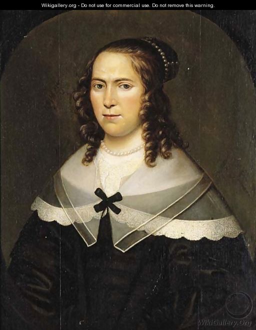 Portrait of Sybilla von Hien - Dutch School