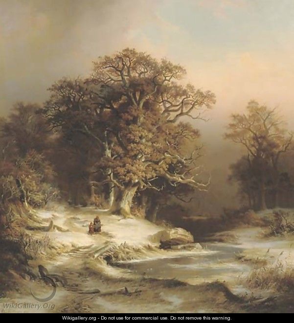 Along a stream in winter - Dietrich Langko