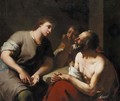 Joseph interpreting the dreams of Pharaoh's Butler and Baker - Domenico Maggiotto