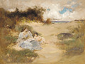 Reading on the Beach - Douglas Volk