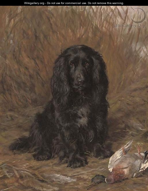 A well-behaved spaniel - David George Steell