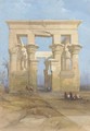 The Hypaethral temple, Philae, Egypt - David Roberts