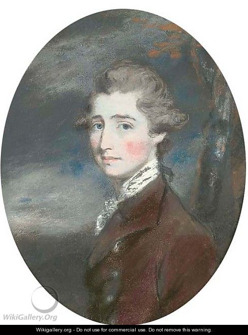 Portrait of Luke Gardiner, Lord Mountjoy (1745-1798), bust-length - Daniel Gardner