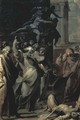 The Death of Ananias and Saphira - Cristoforo Pomarancio (Roncalli)