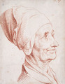 Portrait of a man, said to be Voltaire, small bust-length, in profile - Daniel Nikolaus Chodowiecki