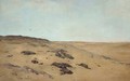 The desert West to the Pyramids of Gizeh - David Bates