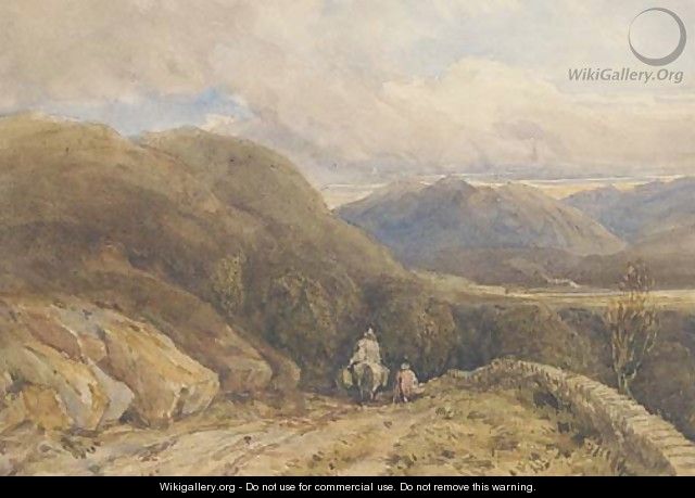 A Welsh mountain valley - David Cox