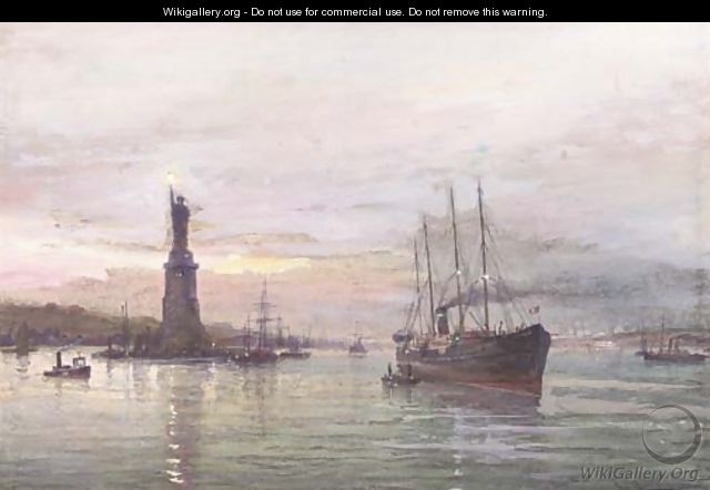 The Statue of Liberty, New York - Cornelis Christiaan Dommelshuizen