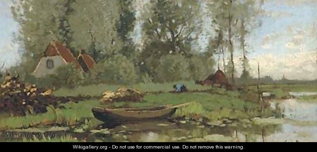 A peat digger at work - Cornelis Kuypers