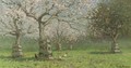 A flowering orchard - Cornelis Kuypers