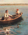Fishing on a Lake on a Summer's Day - Aleksandr Vladimirovich Makovsky