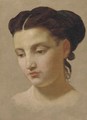 Study of a young lady, bust-length - Continental School