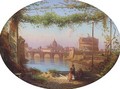 Rome, from the Tiber - Continental School