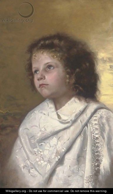 Portrait of a young girl - Continental School