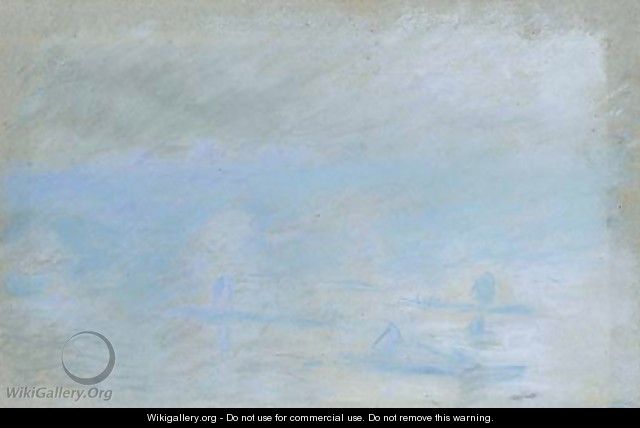 Waterloo Bridge, brouillard - Claude Oscar Monet