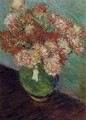 Vase de chrysanthemes - Claude Oscar Monet