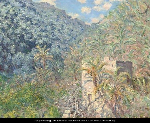 Oliviers et palmiers, vallee de Sasso - Claude Oscar Monet