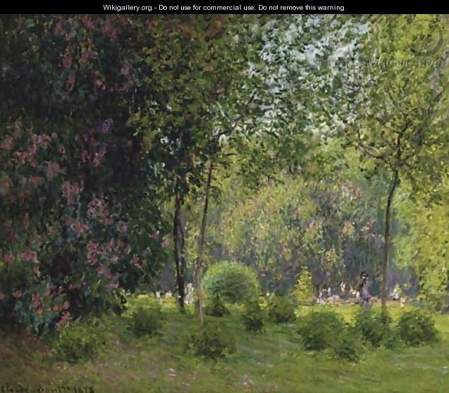 Le parc Monceau - Claude Oscar Monet