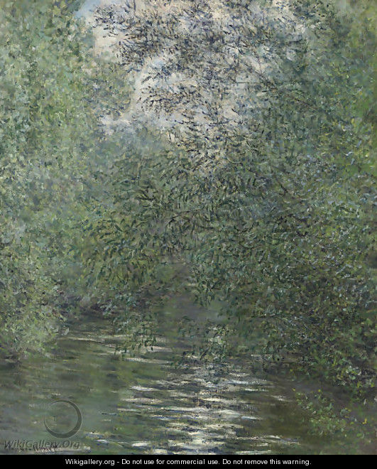 Le fleuve aux saules - Claude Oscar Monet