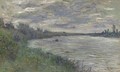 La Seine pres de Vetheuil, temps orageux - Claude Oscar Monet