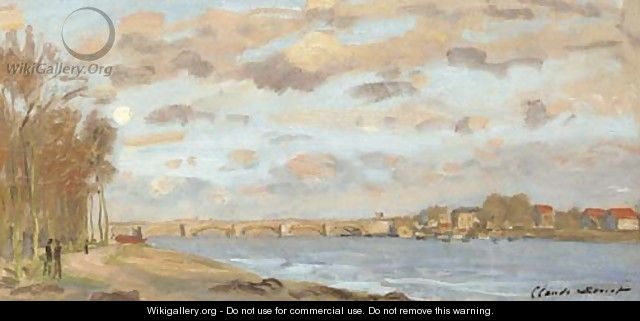 La Seine AA  Argenteuil - Claude Oscar Monet
