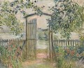 La porte du jardin AA  Vetheuil - Claude Oscar Monet