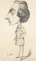 Jeune homme a la chevelure romantique - Claude Oscar Monet