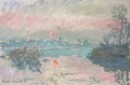 Coucher de soleil AA  Lavacourt - Claude Oscar Monet