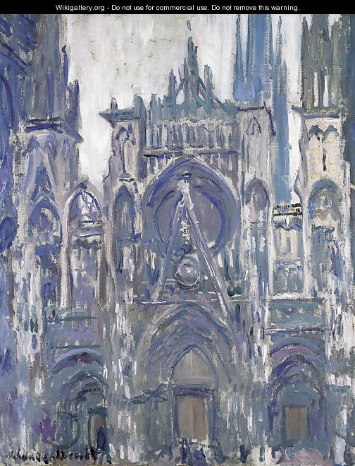 Cathedrale de Rouen Etude pour le portail vu de face - Claude Oscar Monet