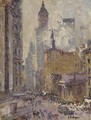 Broadway from the Post Office - Colin Campbell Cooper