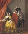 Duc et Duchesse de Dino - Claude-Marie Dubufe