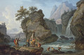 La Cascade - Claude-joseph Vernet