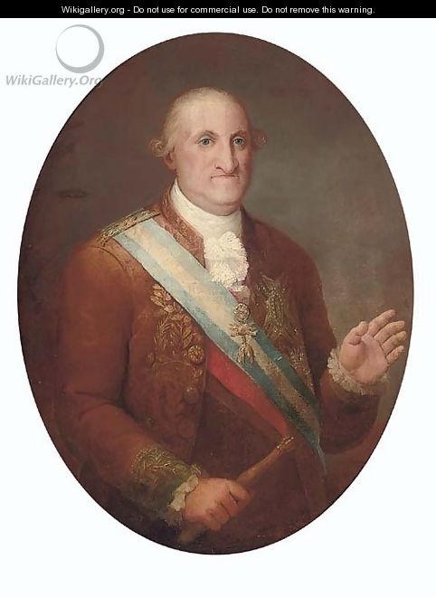 Portrait of King Charles IV of Spain - (after) Vicente Lopez Y Portana