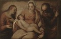The Holy Family with Saint Mary Magdalene - (after) Tiziano Vecellio (Titian)