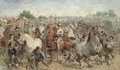 The horse fair - (after) Willam Powell Frith