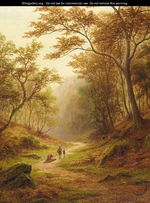 Woodland Glade, near Aysgarth, Wensleydale - (after) William Mellor