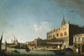 The Molo looking West with the Ducal Palace and the Piazzetta, Venice - (after) William James Muller
