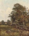 A summer's afternoon on the farm - (after) William Frederick Witherington