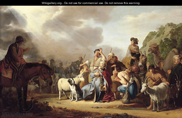 God appearing to Abraham in Schechem - Claes Cornelisz Moeyaert