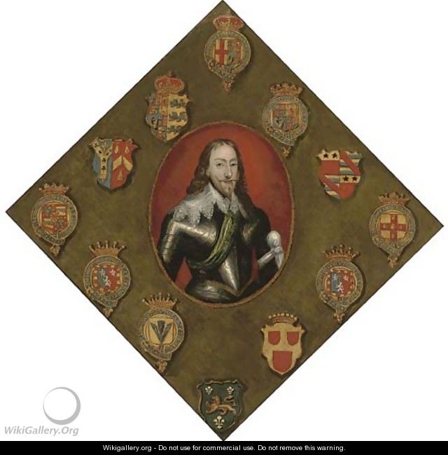 Portrait of Charles I - English School
