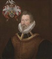 Portrait of a gentleman, traditionally identified as Leven Bufkin of Gore Court, Otham, Kent (1533-1617) - English School