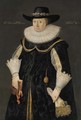 Portrait of a lady, aged 62 - English School