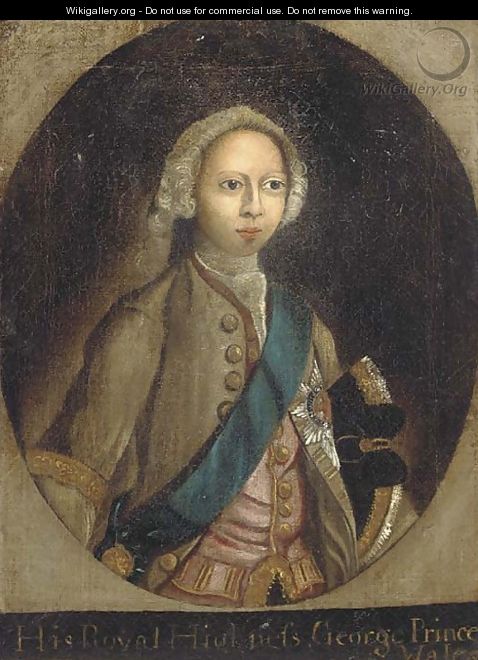 Portrait of George, Prince of Wales - English School