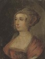 Portrait of a lady from the Tudor court - English School