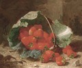 A basket of strawberries - Eloise Harriet Stannard