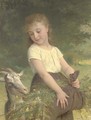 Gathering wild flowers - Emile Munier