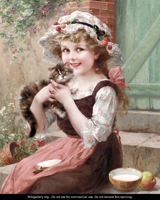 The Little Kittens - Emile Vernon