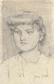 Portrait eines jungen Madchens - Egon Schiele